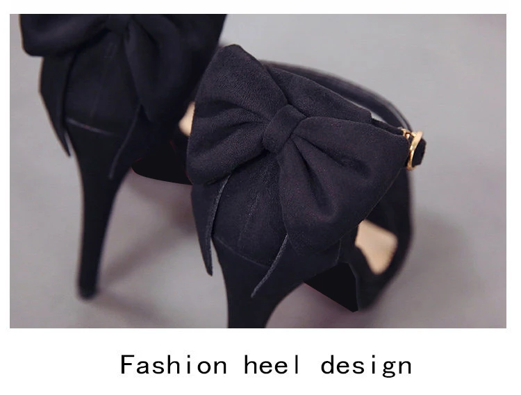 Женская обувь на высоком каблуке Женская обувь с бантом босоножки на высоком каблуке туфли-лодочки с открытым носком на платформе и высоком каблуке обувь с ремешком на щиколотке zapatos de mujer