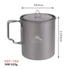 TOAKS 550ML 750ML 1100ML 1300ML 1600ML Outdoor Hiking Camping Picnic Titanium Pot Mug Bowl  Lightweight Camping Equipment ► Photo 3/6