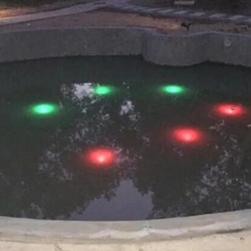 RGB Solar light LED underwater Light solar lamp waterproof outdoor solar led spotlight lamp for garden pond Pool Tank decoration (11)