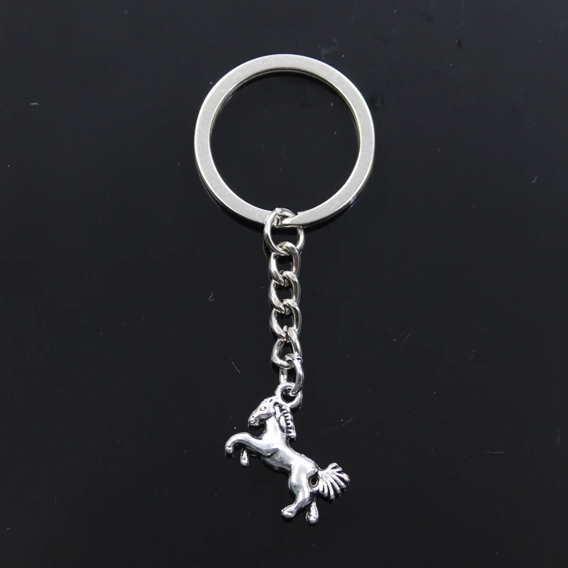 New Keychain 16x23mm Galloping Horse Steed Pendants DIY Men Car Key Chain Ring Holder Keyring Souvenir Jewelry Gift | Украшения и