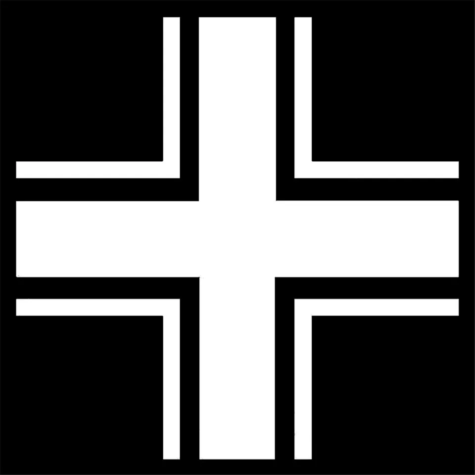 15cm15cm Luftwaffe Cross Fashion Car Sticker Decoration Vinyl Decal  (6)