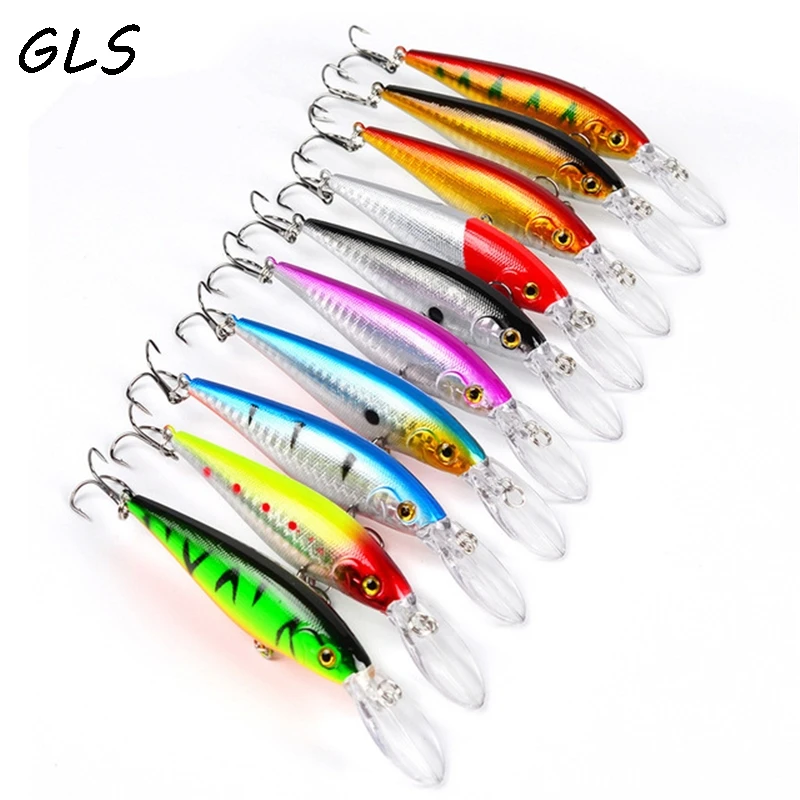 

11.5CM/10.5G Plastic Hard Bait Minnow Hard Artificial Fishing Lures