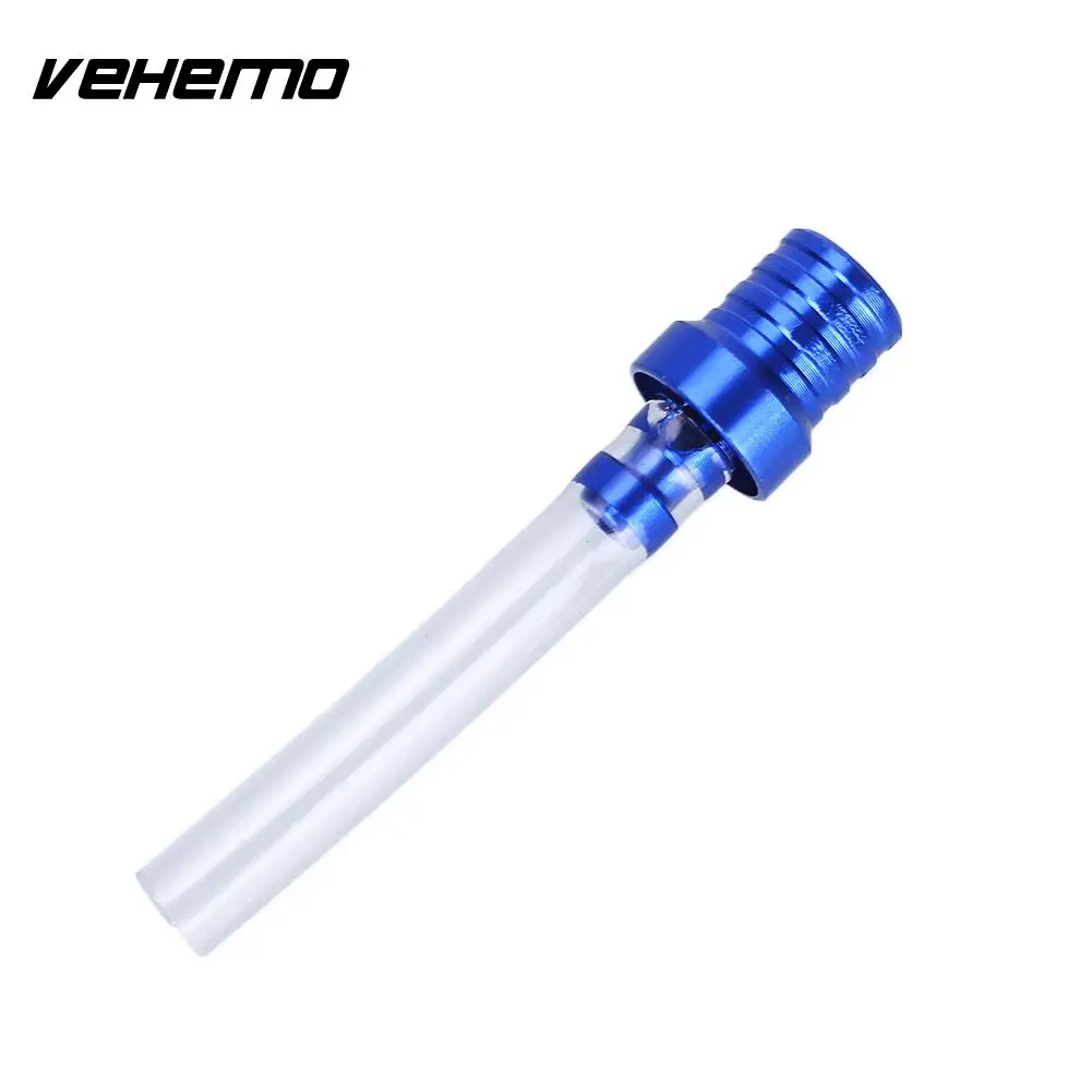 CNC Gas Fuel Cap Air Vent Hose Tube Breather For Motorcycle Motocross Pit Dirt Bike Blue