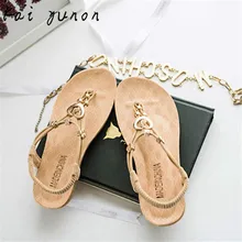 kai yunon Summer Bohemia Sweet Beaded Sandals Clip Toe Sandals Beach Shoes Sep 15