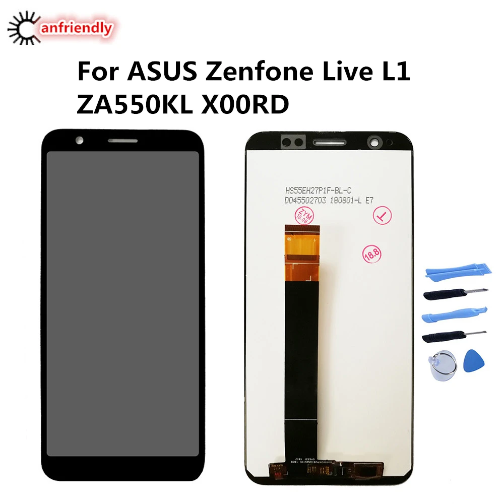 

5.5" For ASUS Zenfone Live L1 ZA550KL X00RD LCD Display+Touch Screen Repair Digitizer Assembly Phone Replacement Glass Panel LCD