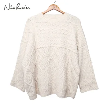 

2018 Women Sweater Long Sleeve Fashion Female Pullover Knitting Jumper For Girls Wool Knitwear Pull Femme Autumn Winter Fashion