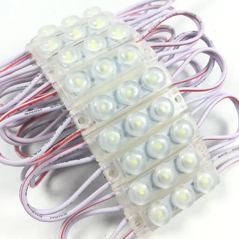 100 шт. 2835 SMD 3 светодиодный мини модуль 40*10 мм IP68 Водонепроницаемый Инжекционный