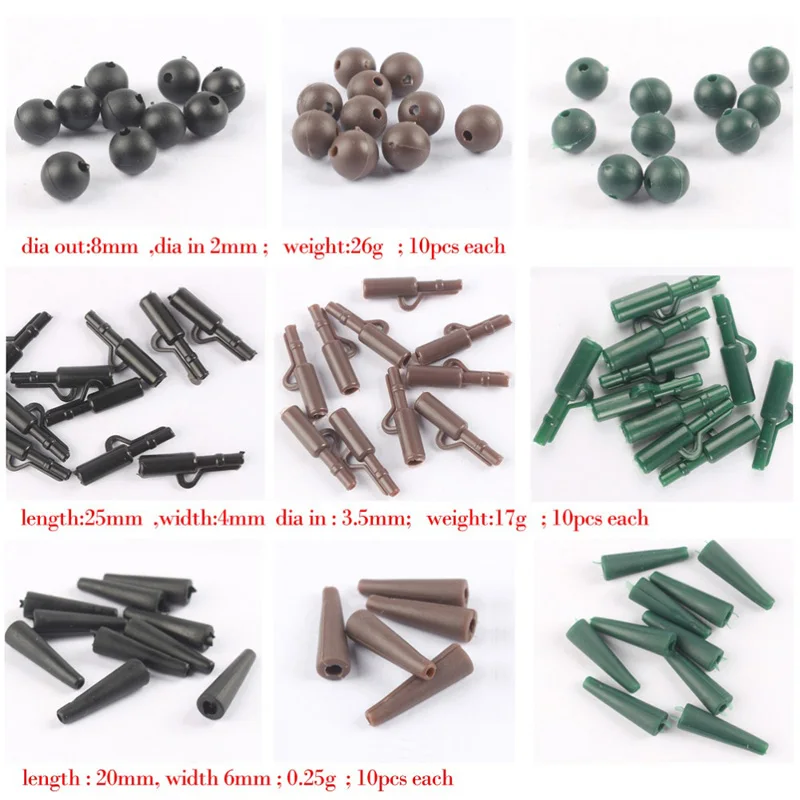 Anmuka-Assorted-Carp-Fishing-Accessories-Tackle-Boxes-for-Hair-Rig-Combo-box-Hooks-Rubber-Tubes-Swivels