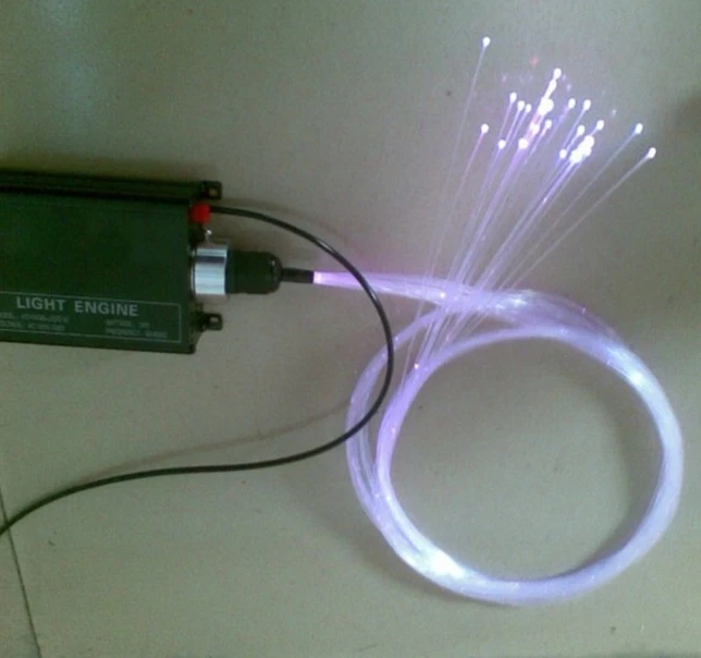 [세븐 네온] 고품질 직경 1.5mm/롤 PMMA 광섬유 케이블 엔드 글로우 engie 장식 조명용, 직경 700m|pmma ...