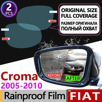 

for Fiat Croma 2005~2010 194 Full Cover Anti Fog Film Rearview Mirror Anti-Fog Films Clear Foils Accessories 2006 2007 2008 2009
