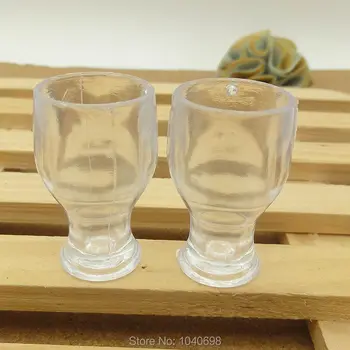 

10pcs/lot kawaii fruit drinking cup imitation PVC Plastic glass 26mm Artificial Parfait Cups Miniature Food Deco Part