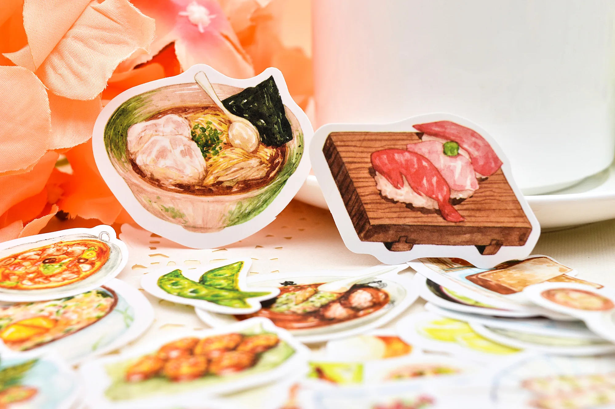 43 шт. DIY ручная книга дорожный альбом для декоративных наклеек японская наклейка для пищевых продуктов дневник TN стикер водонепроницаемая бумага