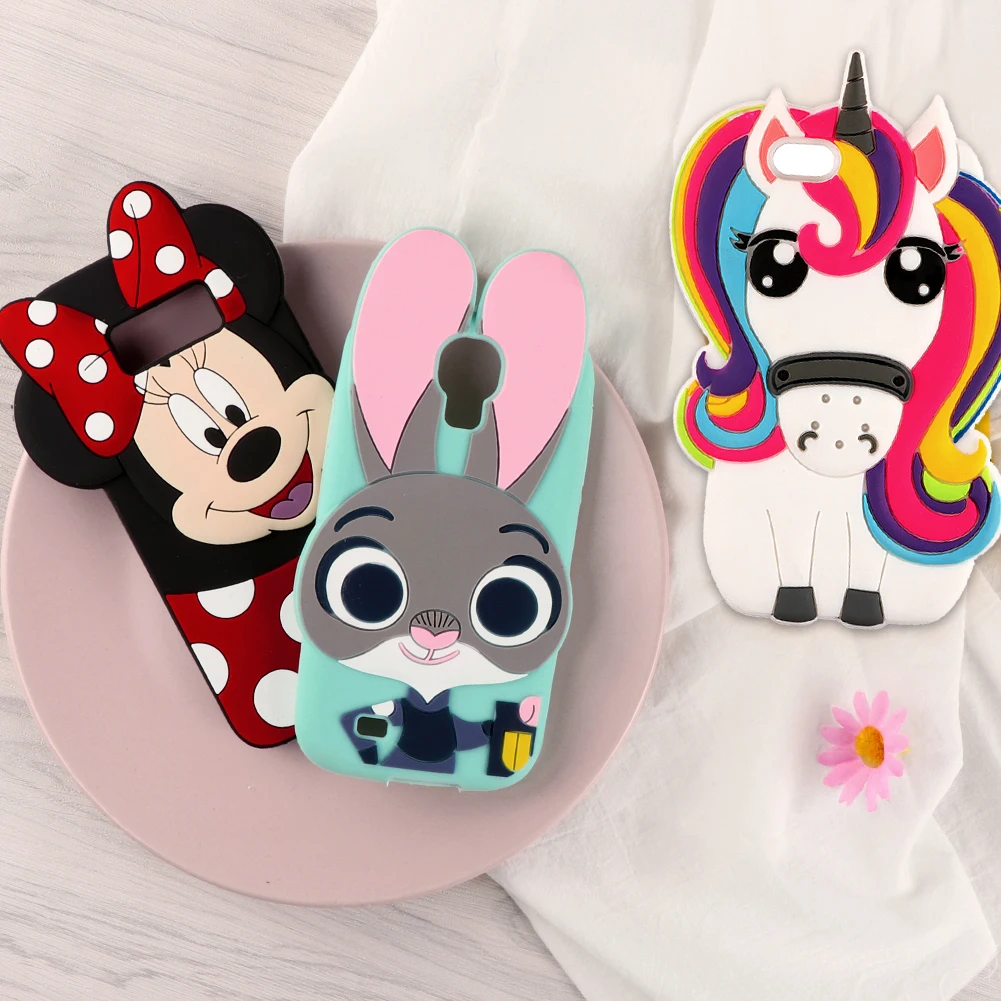

3D Cartoon Unicorn Soft For Samsung J2 J3 J5 J7 A3 A5 A7 2016 2017 S6 S7 Edge S8 S9 Plus Grand Core Prime Cover Case Silicone
