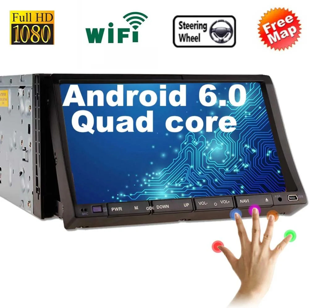 2 din android 6 0 radio car dvd player gps navigator tape recorder autoradio cassette player