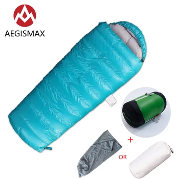 

AEGISMAX KID Series Outdoor Camping Urltra-light Mummy keep warm White Goose Down Children Down Sleeping Bag