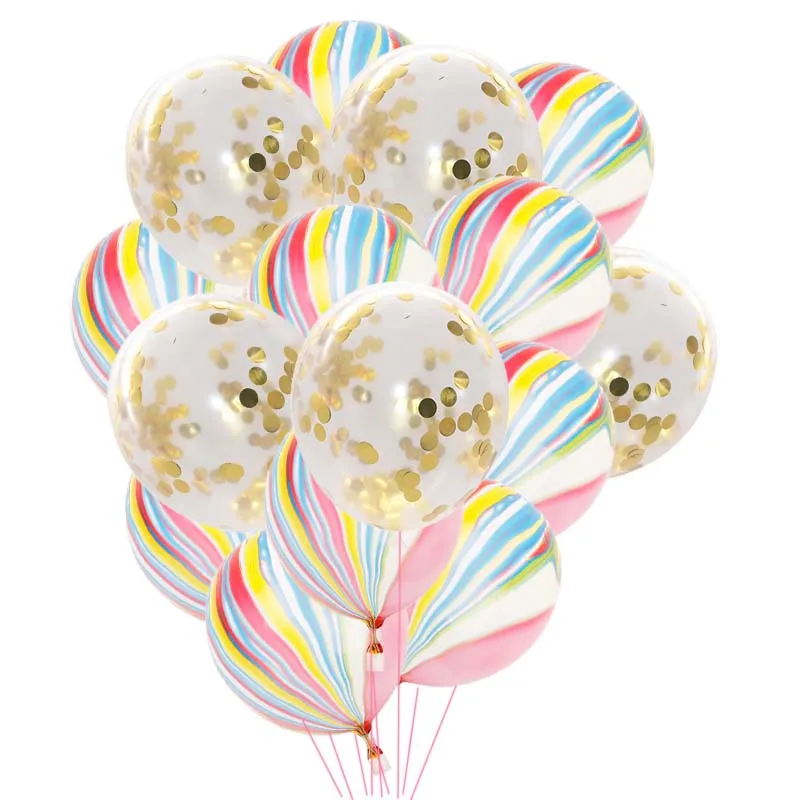 15 шт./компл. латексный воздушный шар из фольги конфетти шары с днем рождения Свадебная вечеринка украшения Baby Shower надувной баллон вечерние свадебные сувениры
