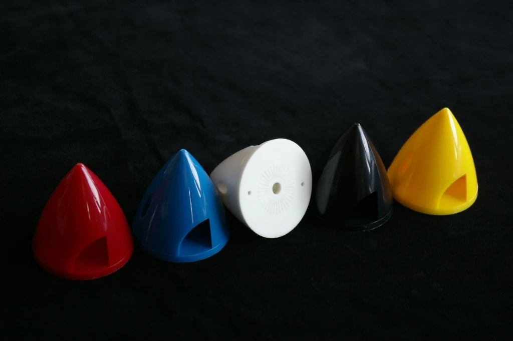 57mm 비행기 스피너 플라스틱 소재 블루 블랙 화이트 옐로우 레드 컬러 Gemfan 액세서리, RC 취미 액세서리