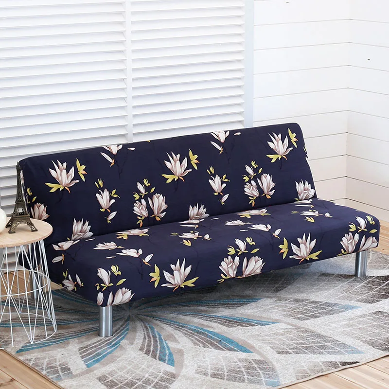 Модный гибкий эластичный чехол для дивана Универсальный складной диван без подлокотника для дивана 160-185 см домашний декор - Цвет: 07