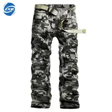 Уличные спортивные тактические камуфляжные брюки для мужчин кемпинг бейсболка для езды и походов осень четыре сезона мульти-карман молния мужские брюки