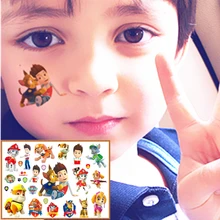 25 style Child Temporary Tattoo Body Art, My Puppy Friend Designs, Flash Tattoo Sticker Keep 3-5 days Waterproof 17*10cm