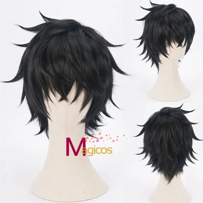 Only Wig Поднимающийся щит героя Iwatani Naofumi косплей костюм парик обувь костюмы для мужчин Хэллоуин Вечерние - Цвет: Only Wig