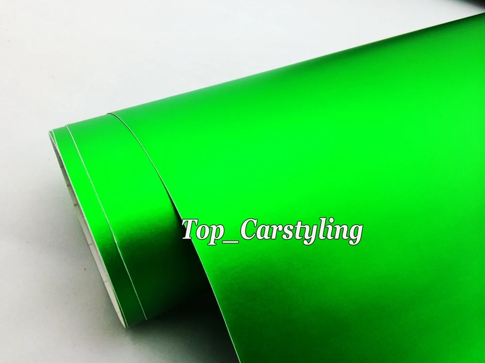 Green Matt Chrome car wrap style metallic vinyl wrap film foile (3)