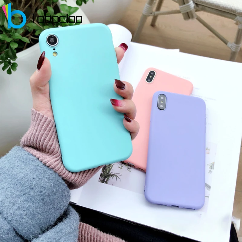 Чехол для iPhone XS Max XR X силиконовый чехол 7 8 6 6s Plus 5 5S SE мягкий из ТПУ резиновый гель |
