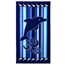 100*180 роскошное банное полотенце супер-абсорбент Toallas микрофибра, спортивный пляжное полотенце s мягкое полотенце из микрофибры с принтом s(Дельфин