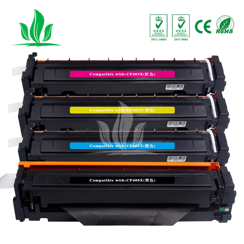 

CF400X CF400 400X 400 CF401X Toner Cartridge Compatible For HP201A HP201 201 201a HP LaserJet Pro M252 252 M277n M277dw 274