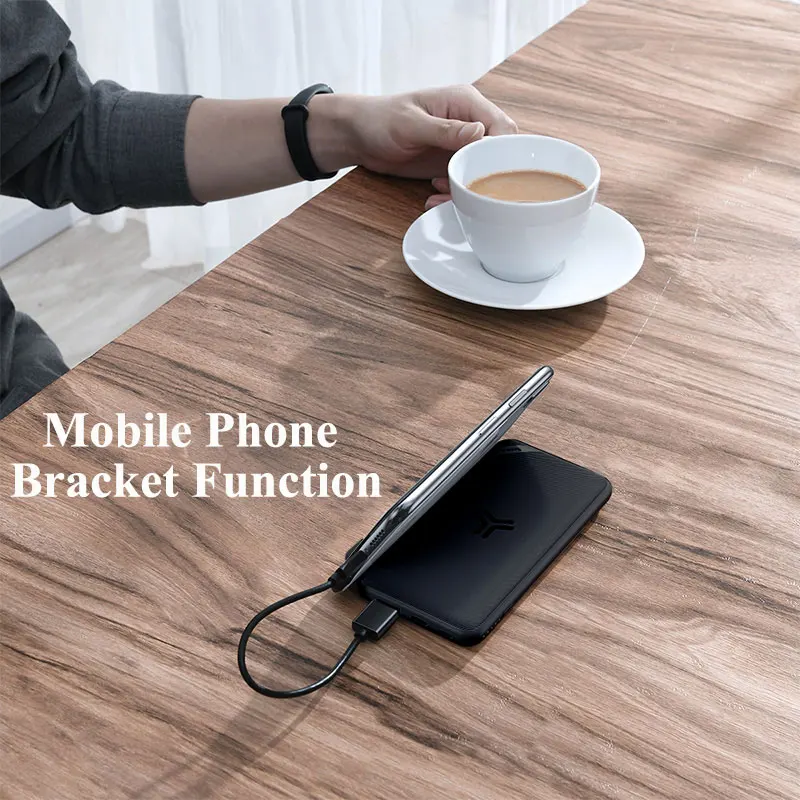  Baseus Wireless Power Bank 10000mah Quick Charge 30 + PD3.0 Tragbare Externe Batterie Ladegerät Pow