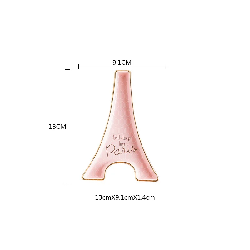 Креативный скандинавский Золотой Rimmed керамическая емкость лоток десерт для еды Ювелирные Изделия Настольный лоток для хранения кольцо браслет держатель домашний декоративный - Цвет: 12