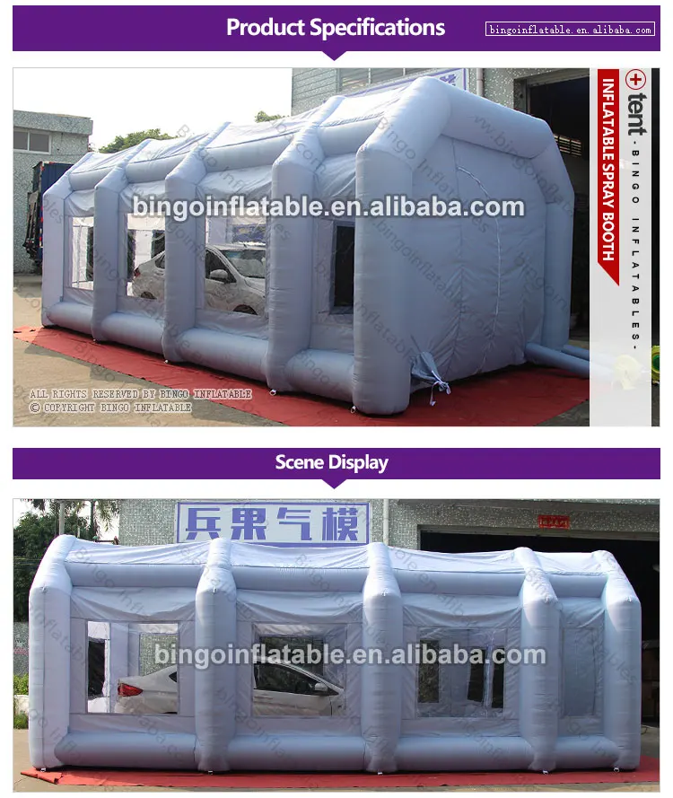 car spray booth-inflatable spray paint tent for car (1)