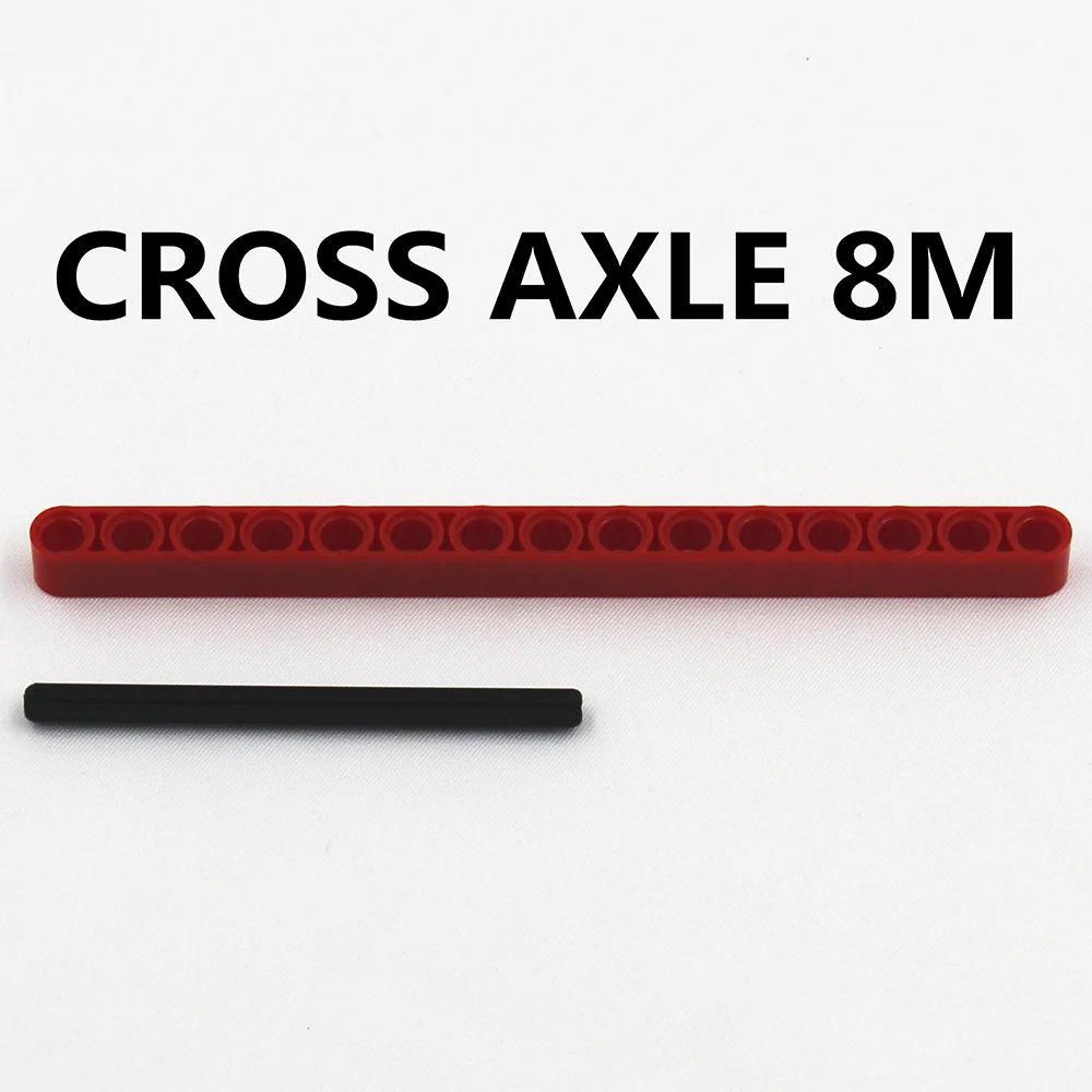Building Blocks Bulk Technic Parts 15pcs Technic CROSS AXLE 8M  compatible with lego for kids boys toy MOC370726