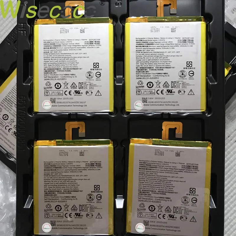 L13D1P31 Battery For Lenovo LePad S5000 S5000H Pad A3500 Tablet PC tab 2 A7-30  3