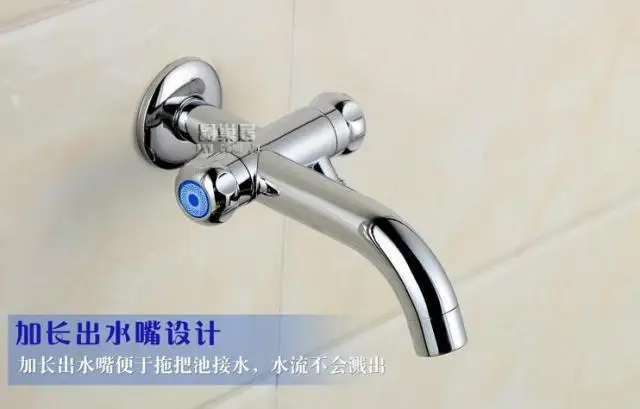 The new all-copper single cold longer taps with a washing machine faucet mop pool links leading dual-use interfaces | Обустройство