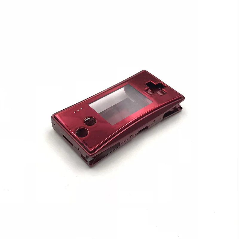 4 в 1 металлический корпус оболочка Пакет для nintendo GameBoy MICRO GBM чехол Крышка Запасная часть - Цвет: red