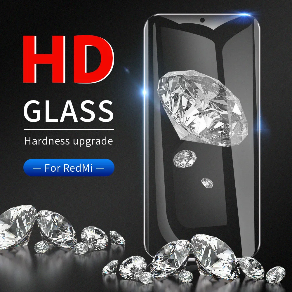 Tempered Glass For Xiaomi Redmi Note7 Pro 8 9 SE Screen Protector Note 5 6 7 Full Protective Film | Мобильные телефоны и