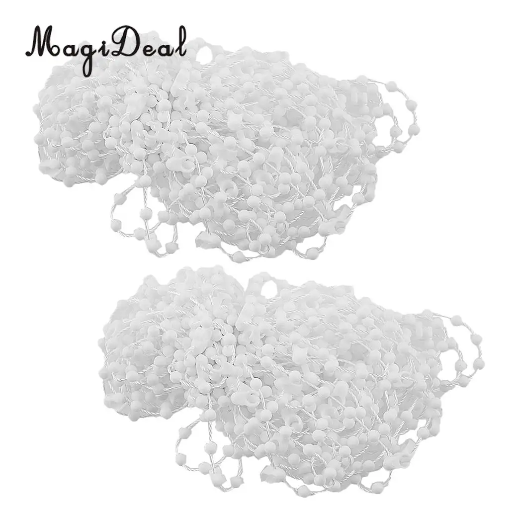  2Pcs 10 METRES OF PROFESSIONAL 3.5''inch (89MM) VERTICAL BLIND BOTTOM CHAIN PARTS/ SPARES