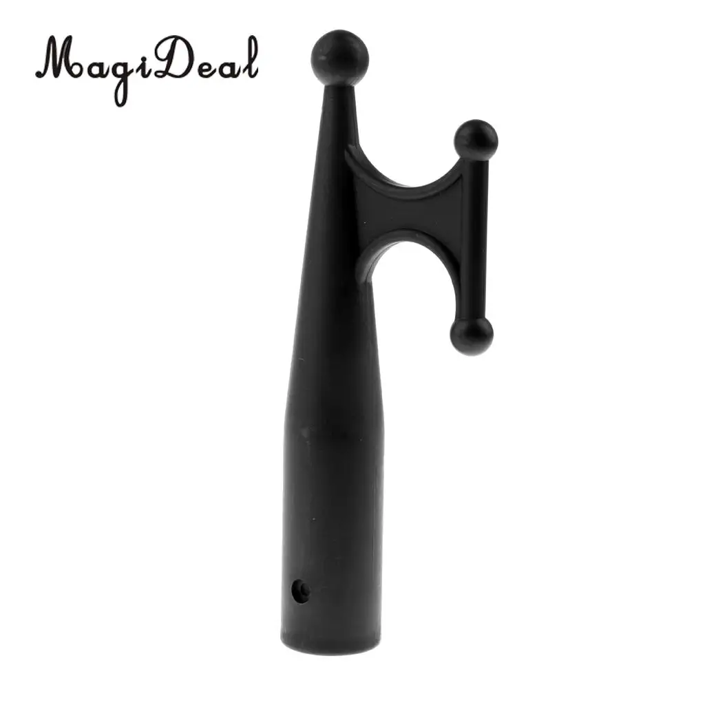 MagiDeal черный нейлон 1 &quotшвартовка Лодка Крюк головка Замена Топ для морской яхты