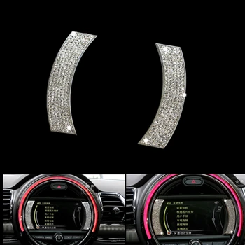 

For Mini Cooper F56 F55 F54 Interior Dashboard Diamond Stickers Instrument Navigation Decoration Mini F54 Clubman MINI F55 F56