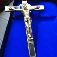 Религиозные принадлежности-христианский католический крест Христос Иисус медный распятие Эммануил Иммануил крест-2 шт