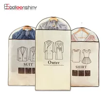 Suit Cover Coat Clothes Garment Outer Dress Dust Proof Storage Bag Clothes Dust Cover