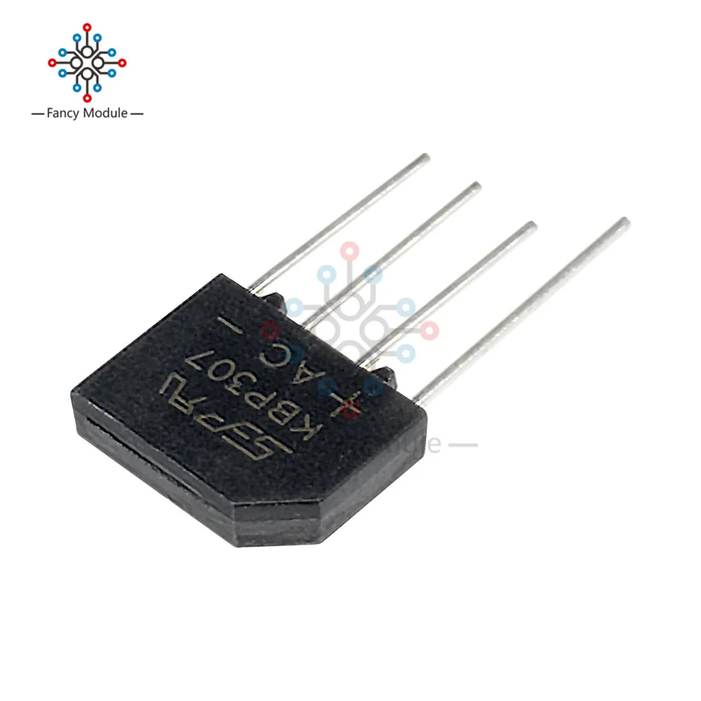 10PCS KBP307 Flat bridge Bridge Rectifier 3A 700V Single Phase Bridge
