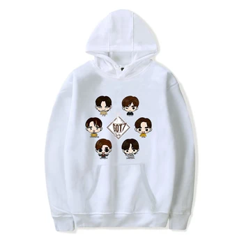 

2019 New GOT7 Hoodies Print Sweatshirts Men Women Harajuku pullovers Hooded GOT7 Popular Band Hoodies Winter Mens Sweatshirts