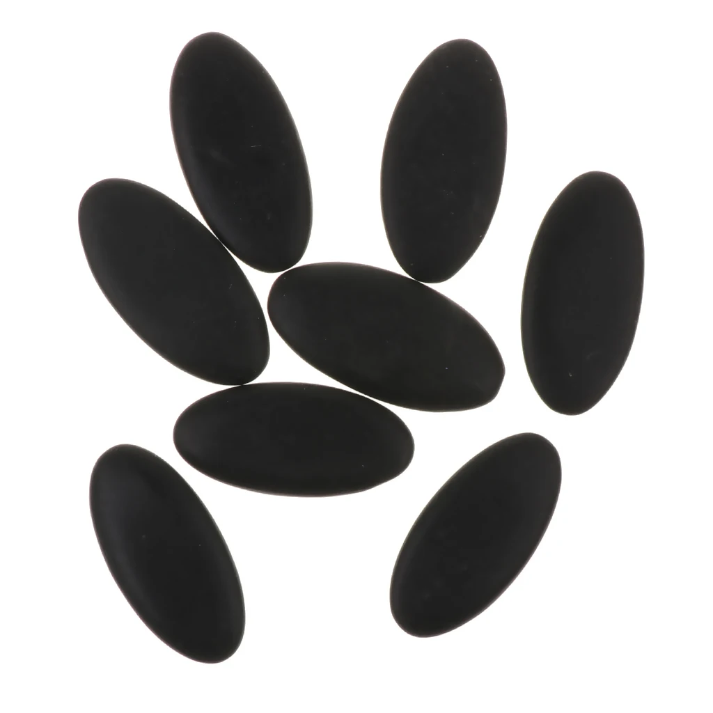 8pcs/set Hot Stone Massage Set Heater Box Relieve Stress Back Pain Health Care Acupressure Lava Basalt Stones for Healthcare