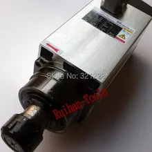 С воздушным охлаждением 4 импортные керамические шариковые подшипники прямоугольной формы постоянный крутящий момент моторизованный шпиндель ER32-12KW