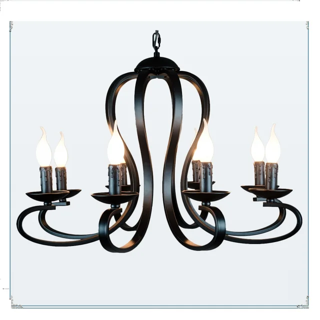 Modern Iron Pendant Lights Rustic Black And White American Modern Iron Pendant Lights Rustic Black And White American Light Wrought Lighting Fixture Bedroom