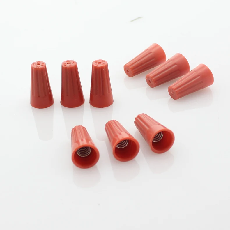 

Spring Buit In Orange Screw on Wire Connector P2 1000pcs