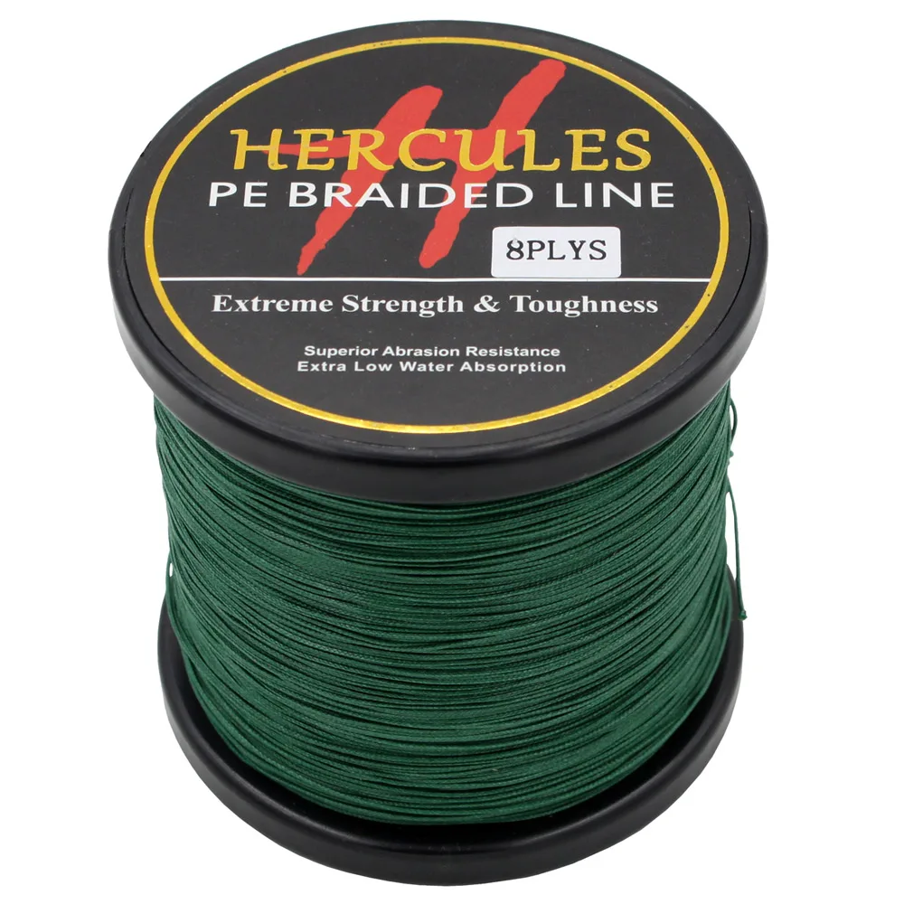 Hercules PE Braided Line for Fishing 150LB Green 100M 300M 500M 1000M