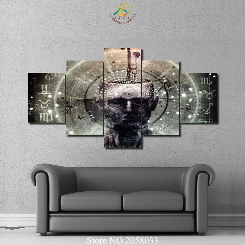 

3-4-5 Pieces Tradition Pictures Painting Modern Home Decor Canvas Poster Living Room Wall Art Pictures HD Painting